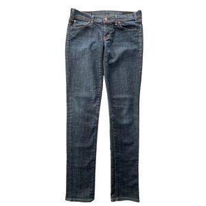 Citizens of Humanity Womens 28 Tapered Dark Wash Premium Denim USA Made Y2K